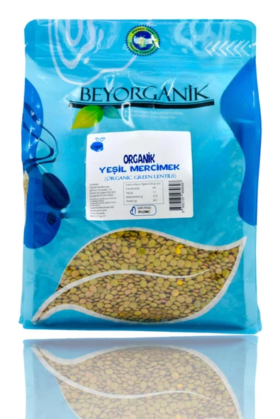 Organik Yeşil Mercimek 2,5kg