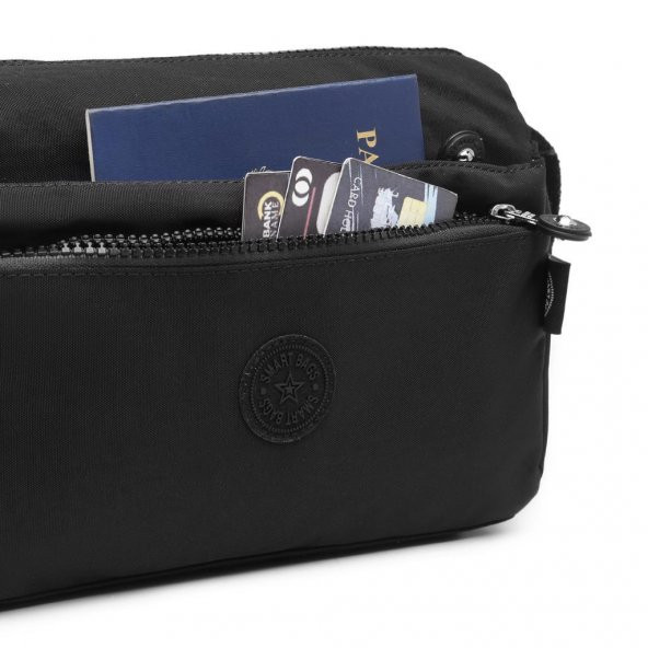 Küçük Boy Postacı Kadın Çantası Smart Bags Krinkıl 1006 Taba - 6