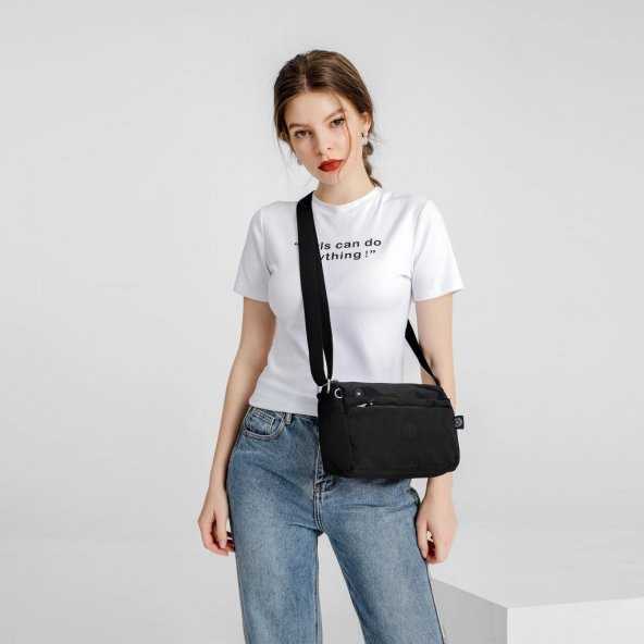 Küçük Boy Postacı Kadın Çantası Smart Bags Krinkıl 1006 Taba - 7