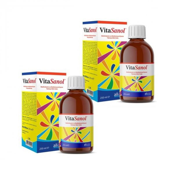VitaSanol Multivitamin Şurup 250 Ml-2 ADET-SKT072026