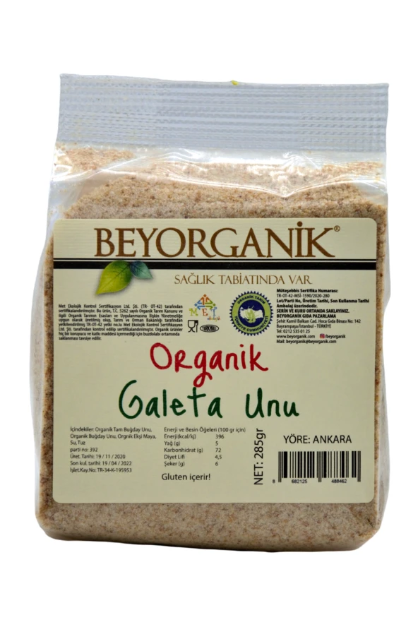 Organik Galeta Unu 285 gr