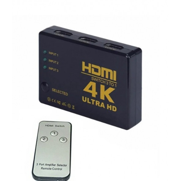 HDMI SWITCH 3TO1 4K ULTRA HD - 2