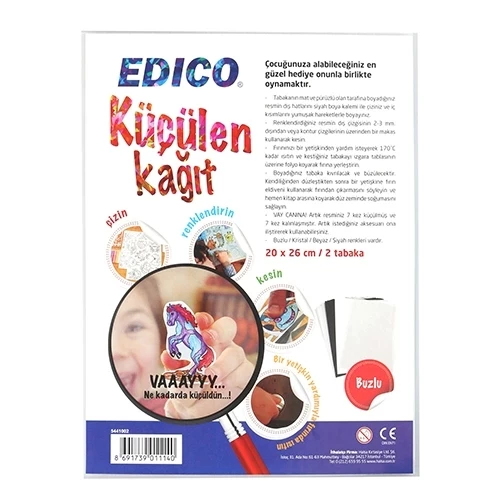 Edico Küçülen Kağıt 2li Paket Buzlu