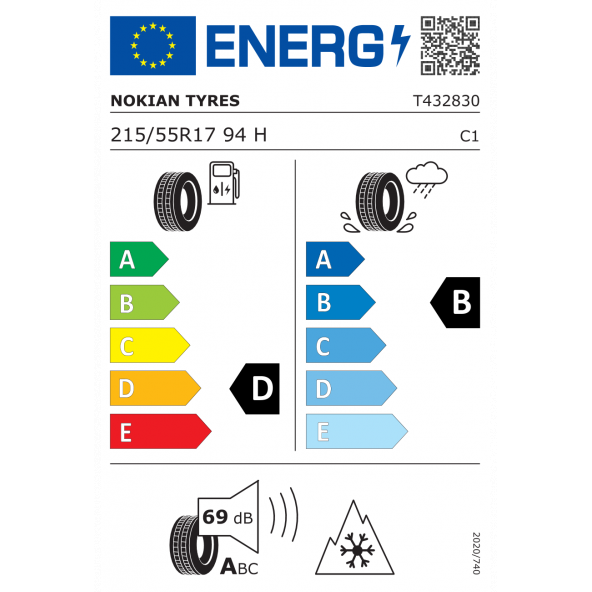 Nokian Tyres Snowproof 2 215/55 R17 94H Kış Lastiği 2023 Üretim - 3