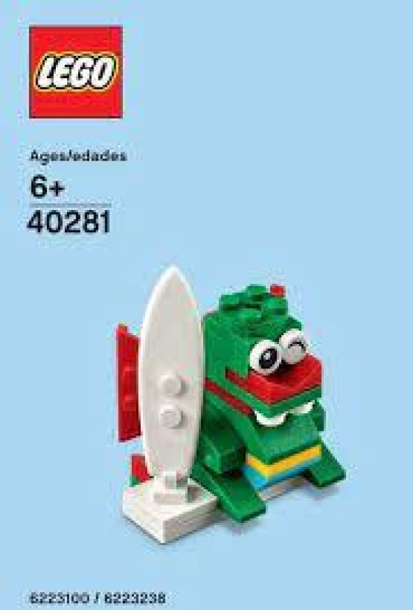 LEGO Creator Surfer Dragon Polybag Set 40281 - Resim 2