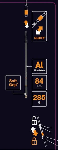 Fıskars Quickfit Sopa (m) 84 Cm (1000664) - 3
