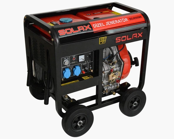 Solax Sdj-8500me Marşlı Monofaze Dizel Jeneratör 7.5 Kva