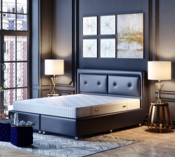 Frigya Yatak Sandıklı Baza Başlık Set 120x190 - Resim 2