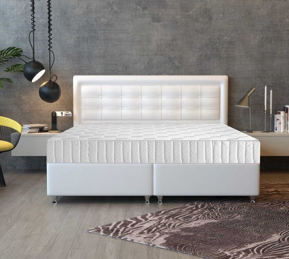 Aztek Yatak Sandıklı Baza Başlık Set 90200