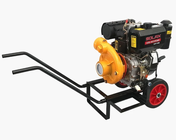 Solax Marşlı Dizel Yüksek Basınçlı Su Motoru Sdp-3hb Aküsüz