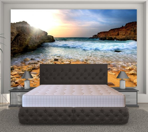 Babil Yatak Sandıklı Baza Başlık Set 140x190