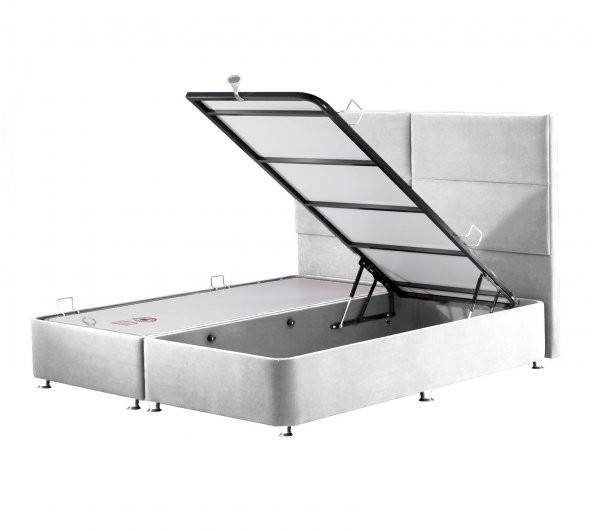 Hera Yatak Sandıklı Baza Başlık Set 100x200 - Resim 2