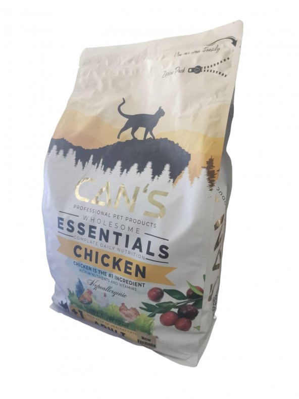Cans Hypoallergenic Tavuklu Yetişkin Kuru Kedi Maması 2,5 Kg
