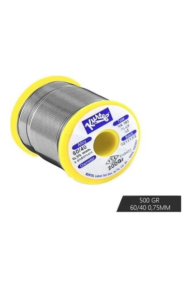 Lehim 500GR 60X40 0.75MM Kurtel