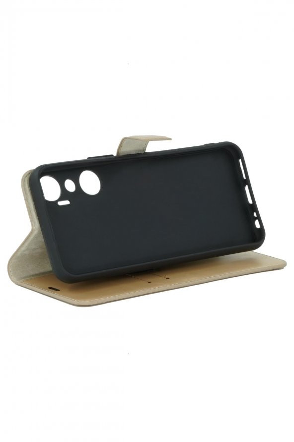 İnfınıx Hot 20 Kamera Korumalı Cüzdanlı ve Kapaklı Kılıf - Resim 6