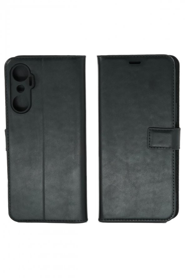 İnfınıx Hot 20 Kamera Korumalı Cüzdanlı ve Kapaklı Kılıf - Resim 12