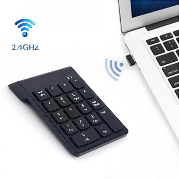 2.4Ghz Kablosuz Nümerik Klavye Wireless Numpad - 2