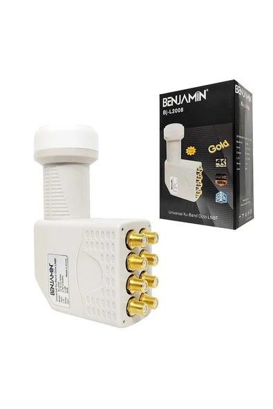 Lnb Sekizli Gold 0.1db 3d 4k Bj-l2008
