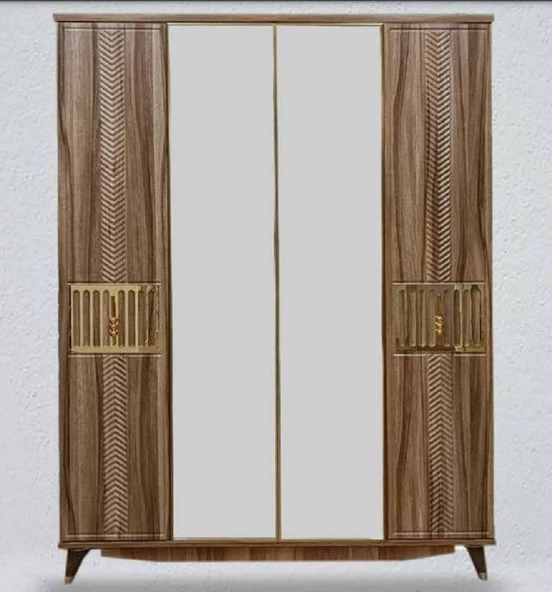 ANTALYA MDF 4 KAPILI DOLAP