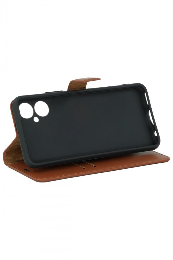 Tecno Spark 9 Pro Uyumlu Kamera Korumalı Cüzdanlı ve Kapaklı Kılıf - Resim 10