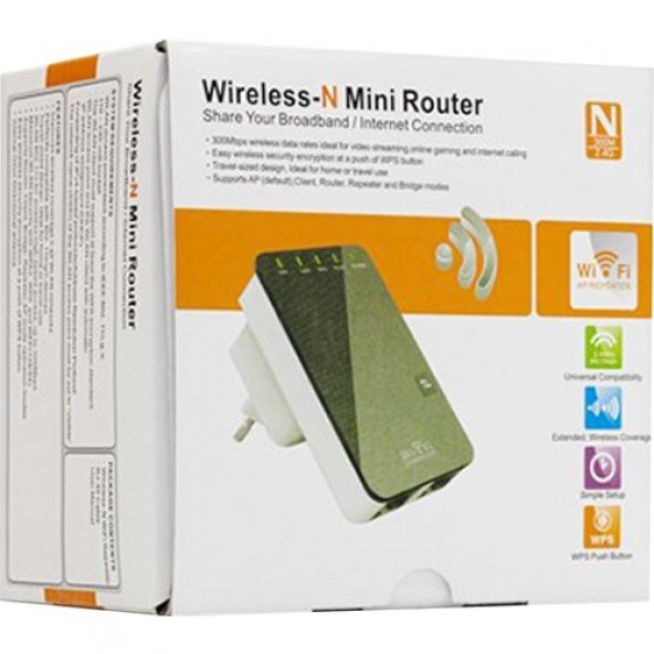 Hadron HD9101 Access Point & Repeater 300MBPS - Resim 2