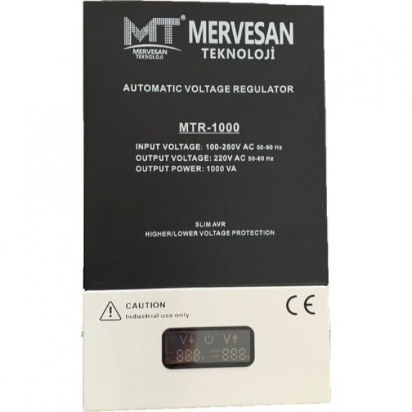 Mervesan MTR-1000 Otomatik Voltaj Regülatörü