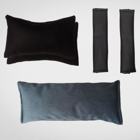 Universal Oto Aksesuar Seti Universal Boyun Yastığı Universal Kemer Pedi ve Kemer Yastığı ürün görseli 1