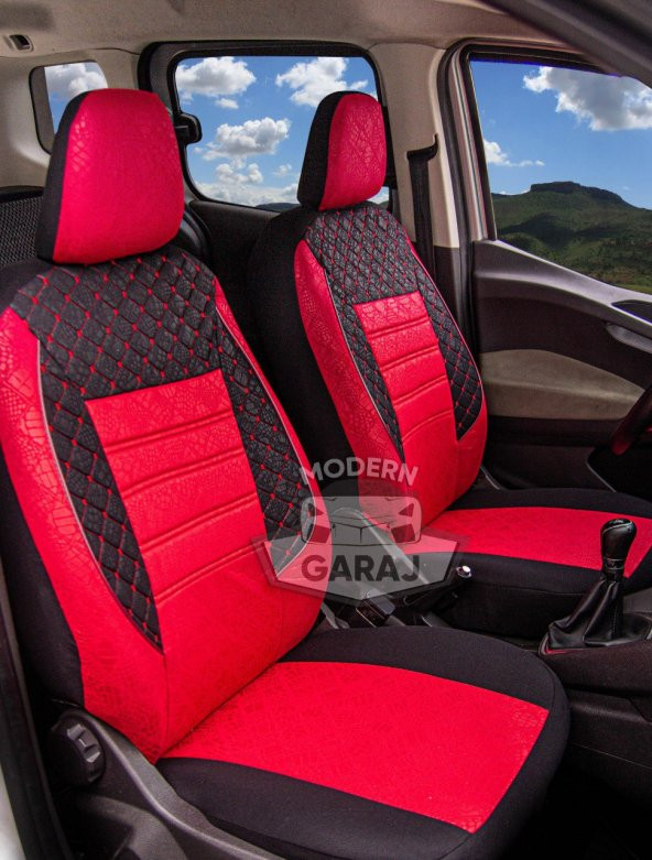 GOFRAJLI OTO KOLTUK KILIFI  BOYUN YASTIĞI KEMER KONFORU DİREKSİYON KILIFI AVANTAJLI SET - Resim 2