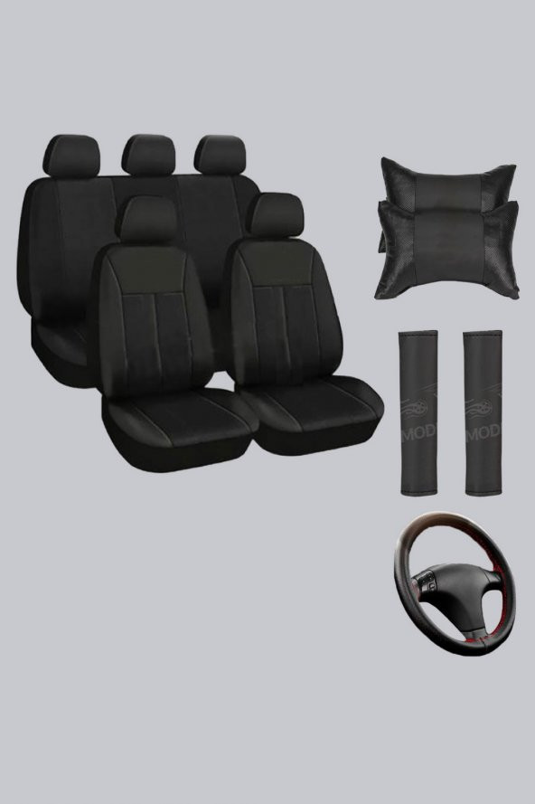 ModernGaraj Eko Sport Siyah Koltuk Kılıfı ürün görseli 1