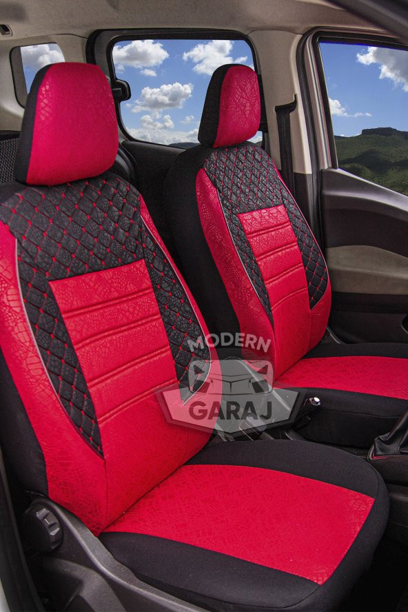 Modern Garaj Renault R9 BROADWAY R12 TOROS, R11 FLASH, R19 EUROPA Gofrajlı Oto Koltuk  Kılıfı Seti