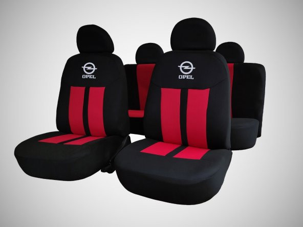 Modern Garaj Opel Astra, Corsa, Vectra Uyumlu Logolu Yastık, Kemer, Oto Koltuk Kılıf Seti ürün görseli 1