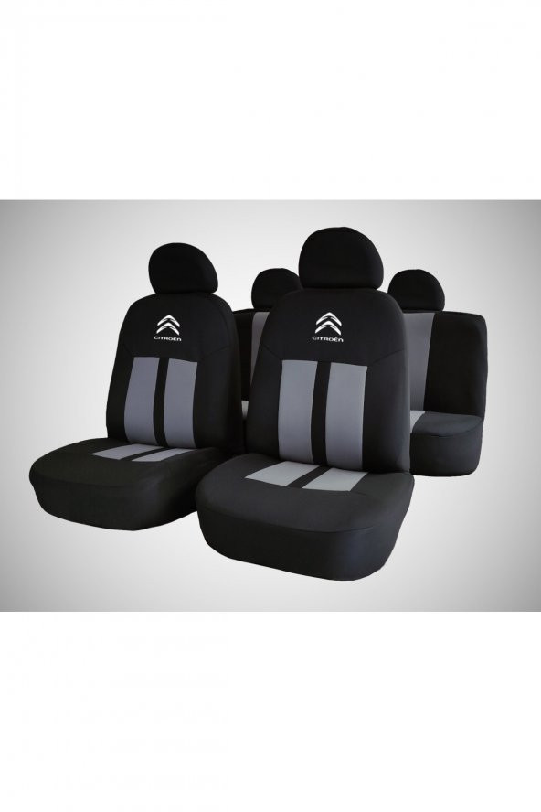 Modern Garaj Citroen C3-C4 Logolu Oto Koltuk Kılıfı Citroen Oto Kılıf ürün görseli 1