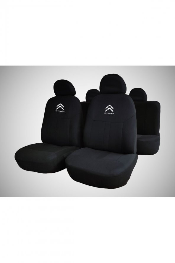 Modern Garaj Citroen (C4-C3) Logolu Oto Koltuk Kılıfı Citroen Oto Kılıf ürün görseli 1