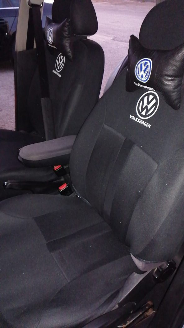 Volkswagen Koltuk Kılıfı Volkswagen Boyun Yastığı Volkswagen Kemer Pedi Dikmeli Direksiyon Kılıfı - 3
