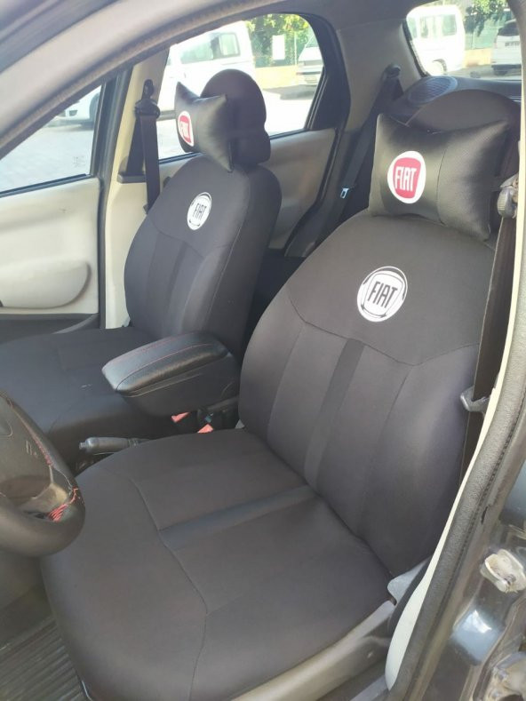 Fiat Koltuk Kılıfı Fiat Boyun Yastığı Fiat Kemer Pedi Fiat Dikmeli Direksiyon Kılıfı - Resim 4