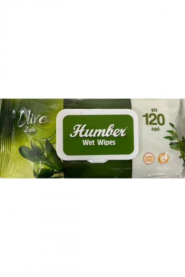 Humber Olive Islak Havlu 120li 18 Paket