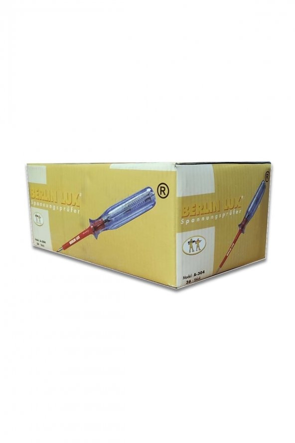 Lux Kontrol Kalemi 190 Mm Düz Uçlu 36 Adet