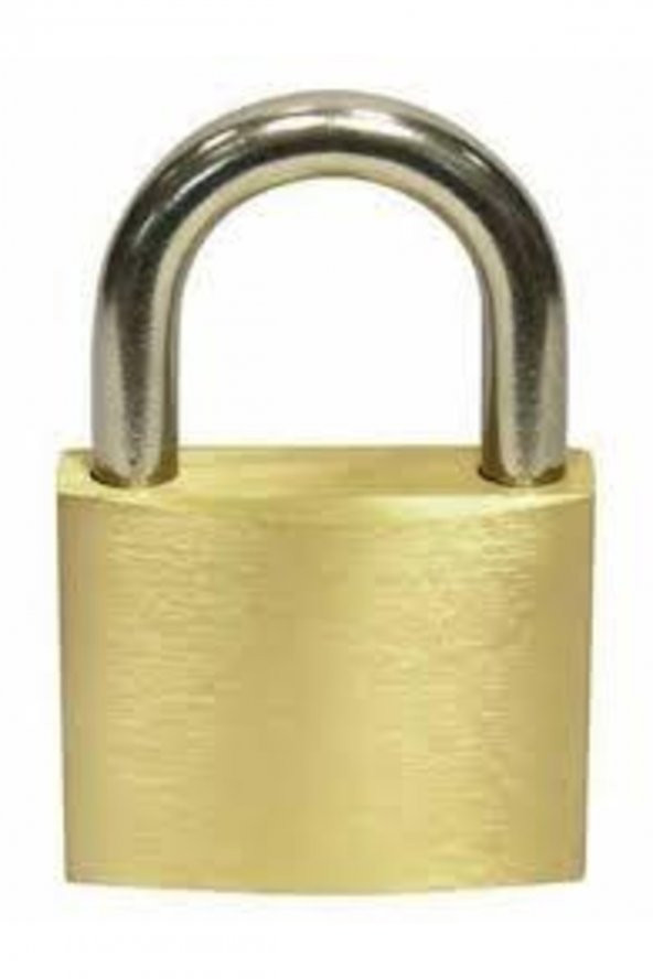 **(6ADET)** Tudor Asma Kilit Sarı Kısa 25mm| New Year ürün görseli