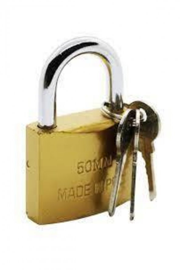 **(6ADET)** Tudor Asma Kilit Sarı Kısa 50mm Bx6| Yılbaşı ürün görseli