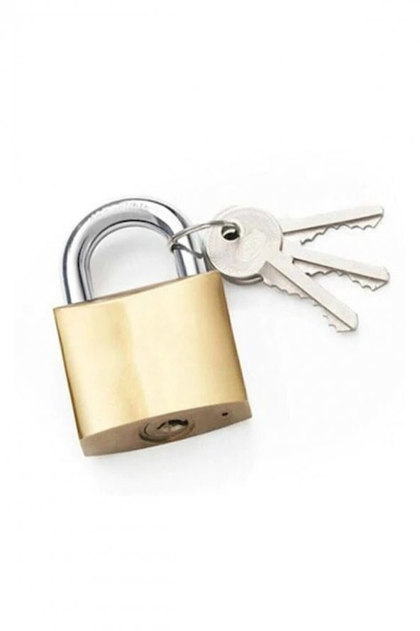 **(6adet)** Tudor Asma Kilit Sarı Kısa 38mm| Yılbaşı ürün görseli