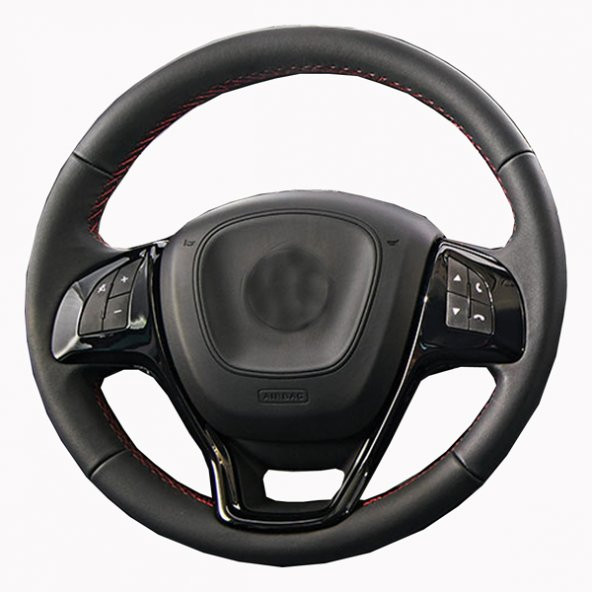 Fiat Doblo 15-18 Uyumlu Araca Özel Deri Direksiyon Kılıfı