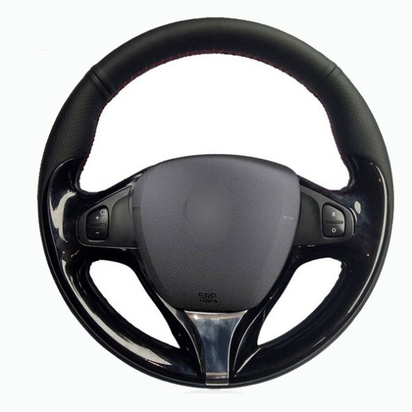 Renault Clio 13-18 Uyumlu Araca Özel Deri Direksiyon Kılıfı
