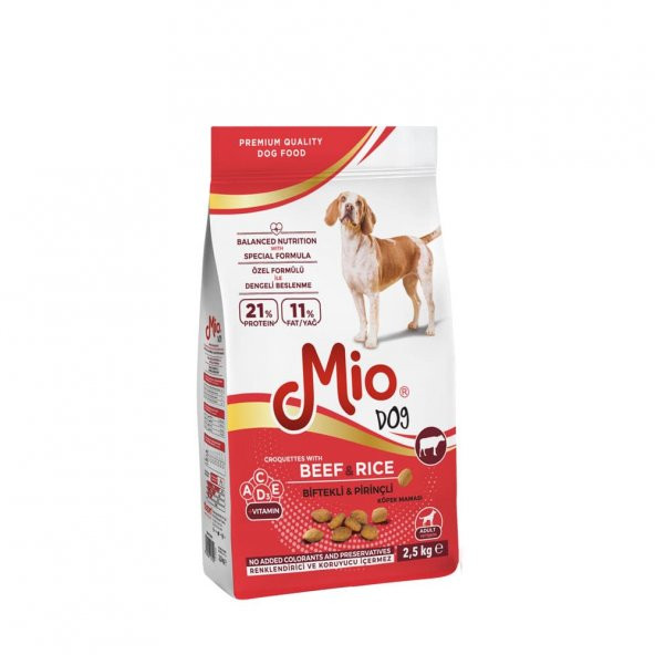 Kuru Mama - Mio 2,5 Kg Köpek - Dana & Pirinçli
