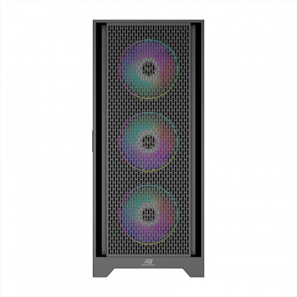 PB-P1600B USB 3.0 Mesh ARGB Fanli Gaming Siyah Kasa