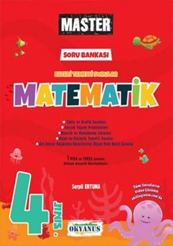 4. Sınıf Matematik Master Soru Bankası Okyanus Yayınları