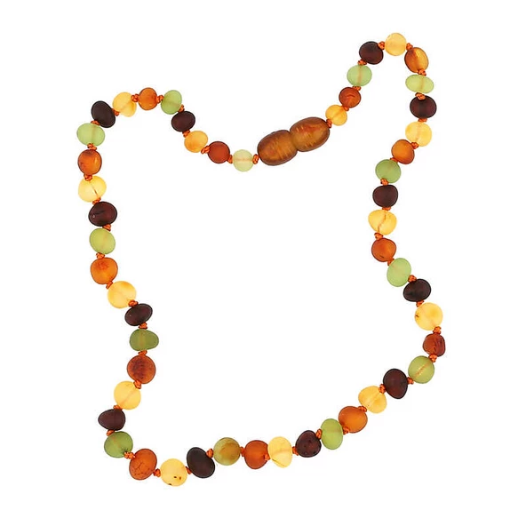 Bebek Damla Kehribar Diş Kolye SL4001 - Resim 7