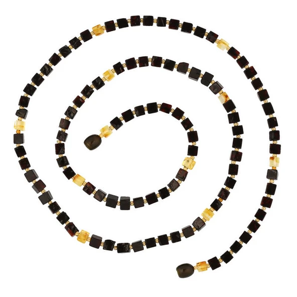 Yetişkin Damla Kehribar Kolye  SL4014 - Resim 5