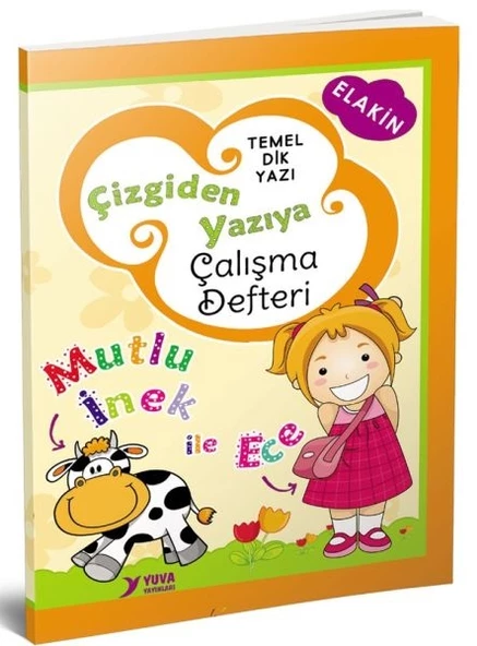 Çizgiden Yazıya Çalışma Defteri-Dik Temel Harflerle