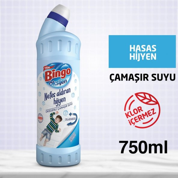 Bingo Oksijen Hassas Hijyen Limon 750 ml