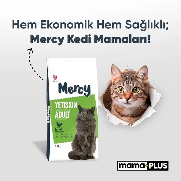 Mercy Tavuklu Yetişkin Kedi Maması 15 Kg - 5